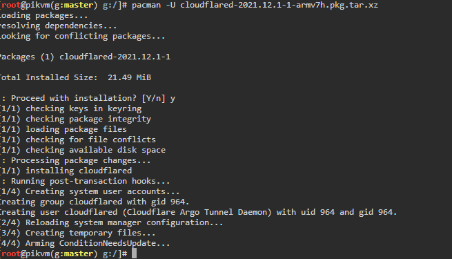 pacman install