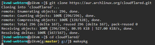 make cloudflared